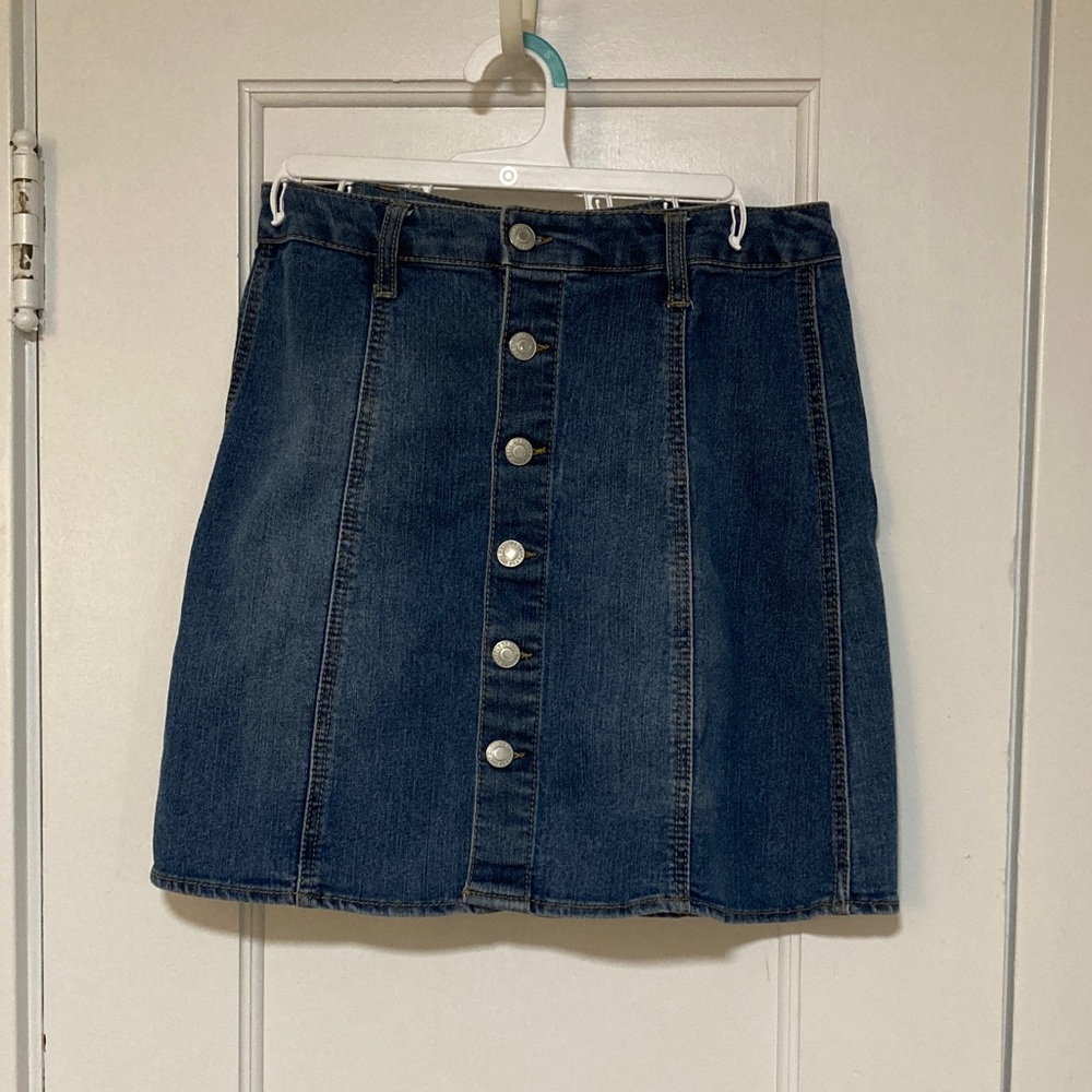 Mossimo Supply Co. Blue Denim Mini Skirt